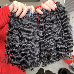 2024 Top Trend Color clásico 100% Remy vietnamita euroasiático rizado Peluca de cabello humano trama única extensiones de cabello crudo - Product Image 1