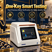 Analyseur de métaux précieux XRF de bureau, contrôle qualité de la fabrication de bijoux, machine de test de l'or, de l'argent et du platine