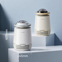 Purificateur d'air robotique IA moderne avec projecteur Galaxie Ciel Étoilé pour chambre d'enfant et apprentissage