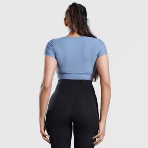 Tempo Sports Top Comfortable <b>Blue</b> Sports <b>Bra</b> - Product Image 2
