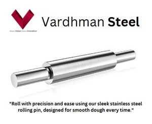 Huge Demand Sale Stainless Steel <b>Rolling</b> <b>Pin</b>, Metal <b>rolling</b> <b>pin</b>, Stainless steel dough roller, Durable <b>rolling</b> <b>pin</b> baking roller - Product Image 2