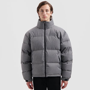 Dernière veste matelassée OEM personnalisée pour hommes avec logo personnalisé Veste d'hiver décontractée pour hommes avec poches avec service OEM - Product Image 2