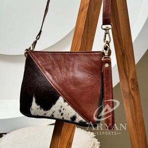 Nouvel arrivage de sacs à main en cuir de vachette Hair On Hide pour femmes sacs à main de créateur multi-usages sacs à bandoulière en cuir véritable de haute qualité - Product Image 1