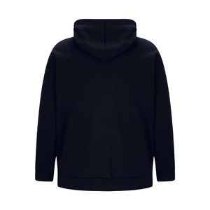 Survêtement d'hiver décontracté pour homme en polyester léger avec capuche, respirant, logo frontal, fermeture à cordon, motif uni – Vente en gros - Product Image 4