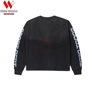 Sweat-shirt à imprimé graphique personnalisé Unisexe Col rond Pull Streetwear Mode Tissu mélangé de coton de haute qualité Vente en gros - Product Image 5