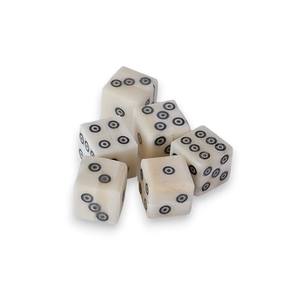 Dés en jade blanc de haute qualité, faits à la main, polis et écologiques, avec des motifs personnalisés, dés à points, pierre naturelle, grossiste - Product Image 2