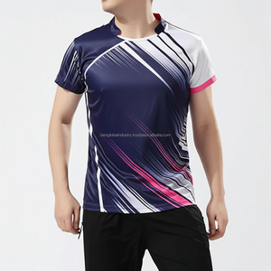 Conjunto de Uniforme de Bádminton Personalizado OEM para Hombre, Camiseta Deportiva en Contraste y Falda Plisada - Product Image 1