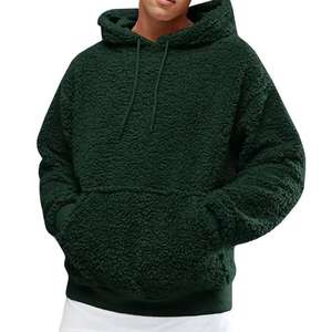 Sweat à capuche unisexe personnalisé en molleton 100% coton sherpa anti-froissement, sweat à capuche oversize pour homme, sweat à capuche de haute qualité avec fermeture éclair - Product Image 2
