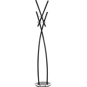 Black Metal <b>Coat</b> <b>Stand</b> ALCO 37 X 182 cm Durable & Space-saving - Product Image 1