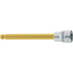 Hazet 3/8'' Long Hexagonal Screwdriver <b>Socket</b> with Ball-Head Square Premium Product Category - Product Image 1