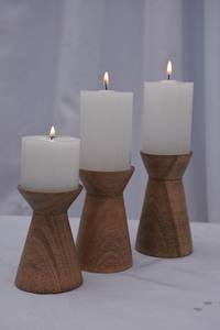 ที่ใส่เทียนไม้ลายวอลนัทคลาสสิก คอลเลคชั่นความเมตตา ดีไซน์ใหม่ ตกแต่งบ้าน/สำนักงาน โต๊ะทำงาน สีน้ำตาลขัดเงา ใช้สำหรับเทียนไม้ - Product Image 3