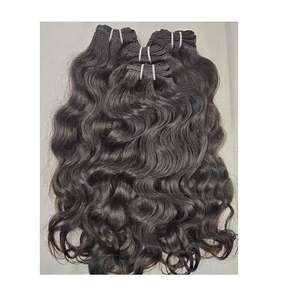 Extensiones de cabello natural, proveedor de paquetes de cabello humano ondulado con ondas naturales indias crudas - Product Image 5