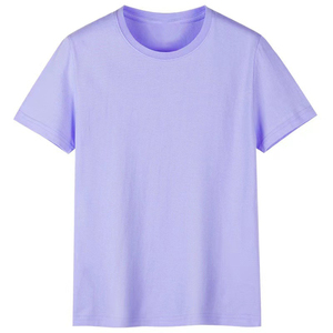 OEM personalizado Logo pesado 200g algodón peinado cuello redondo manga corta Camiseta para hombres y mujeres hombres - Product Image 2