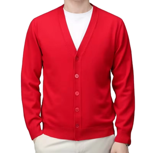 Men's Fleece Cardigan Sweater Round Neck <b>Jumper</b> Sweater Wholesale for Men Wholesale Classic High Quality Turtle Neck Customized - Product Image 1