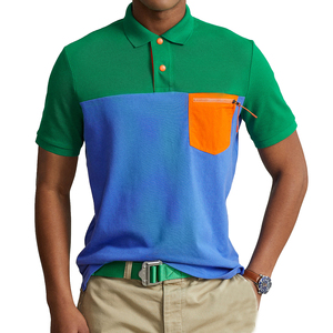 เสื้อยืดผู้ชายระบายอากาศได้สำหรับกีฬากลางแจ้งเสื้อโปโลมีปกแขนสั้นฤดูร้อน - Product Image 1