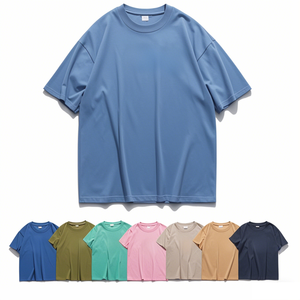 เสื้อยืดโอเวอร์ไซส์ผู้ชาย ผ้าฝ้าย 100% หลายสี สกรีนโลโก้ตามสั่ง พิมพ์ลายดิจิทัล ใส่สบายๆ ทุกวัน ขายส่งจำนวนมาก สไตล์สตรีทแวร์ - Product Image 2
