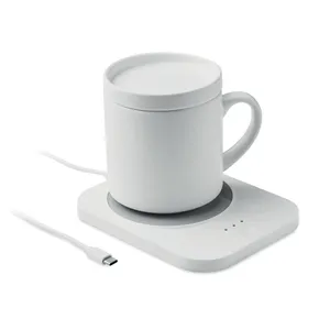 Calentador de Tazas Inteligente de Plástico SIROTER Personalizado con Pantalla de Temperatura y Carga USB - Product Image 4