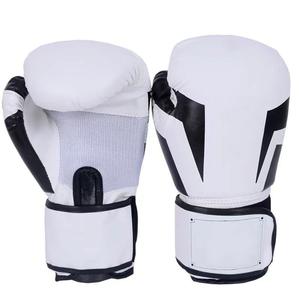 Guantes de Boxeo Profesionales de Cuero Vacuno de 16 oz, Cierre de Gancho y Bucle, Impermeables, Logotipo Personalizado, Guantes de Entrenamiento y Combate de Alta Calidad - Product Image 3