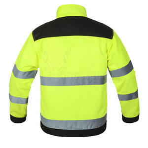 เสื้อแจ็คเก็ตสะท้อนแสงคุณภาพสูงสำหรับผู้ชาย เสื้อผ้าทำงานเพื่อความปลอดภัย เสื้อกันหนาวแบบสะท้อนแสงสำหรับงานหนัก ขายส่งเสื้อแจ็คเก็ตทำงานเพื่อความปลอดภัย - Product Image 6