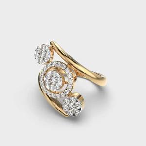 Bague en diamant de laboratoire de haute qualité pour fiançailles ou demande en mariage et occasions spéciales, disponible pour la vente en gros - Product Image 3