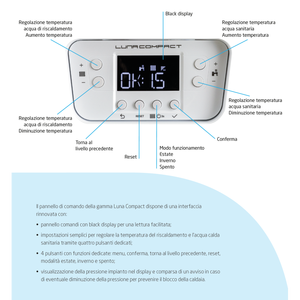 Caldera de Condensación Baxi Luna Compact de 28 kW ErP para Sistemas de Calefacción y Ventilación Domésticos, Disponible en Metano o GLP - Product Image 4