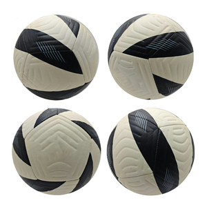 Venta directa de fábrica, máquina cosida, tamaño 5, balón de fútbol de cuero Premium, oferta promocional - Product Image 6