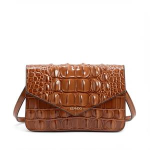 กระเป๋าถือหนังแกะแท้สำหรับผู้หญิงพร้อมซิบปิดแบบลำลองสินค้าแท้ - Product Image 1