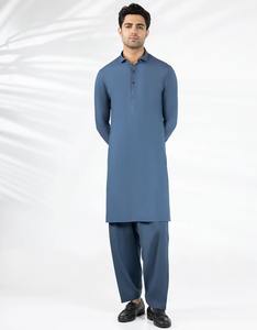 Conjunto informal de Salwar Kameez para hombre, último diseño, nueva ropa islámica India pakistaní de moda con bolsillos laterales - Product Image 3