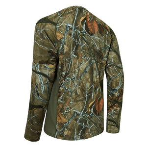 T-shirt en coton bambou tendance, sweat à capuche camouflage pour la pêche, performance séchage rapide, protection UPF50+, chemises de chasse - Product Image 2