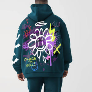 Unisex Hoodie and Elastic Jogger Sets Solid Pattern Long Sleeve Tracksuits with Cargo Pants Male Sweat Suits 2 Piece Clothing - Product Image 6