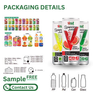 OEM ODM agua con gas con fresa y pepino 330ml fabricante de Vietnam Etiqueta Privada, certificado HALAL HACCP - Product Image 6