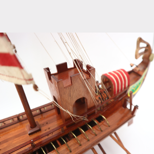 เรือซีซาร์พร้อมเรือจำลองแบบดั้งเดิมที่ทำจากไม้คุณภาพสูงทำด้วยมือ100% จากเวียดนาม - Product Image 3