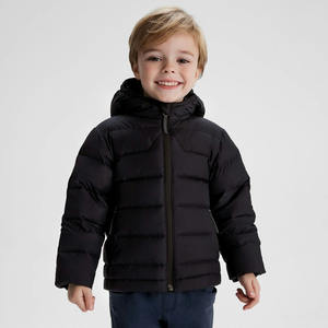 เสื้อกั๊ก2025บุนวมสีดำสำหรับเด็กผู้ชายแขนกุดลำลองกันลมมีซิปปิดโลโก้ OEM ตามสั่งสำหรับฤดูหนาว - Product Image 1