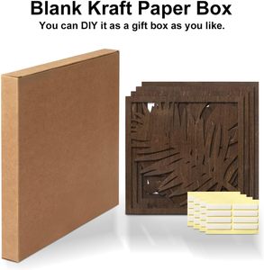 8,7*8,7 hojas de palma de madera pulida arte de pared hueco hojas tropicales patrón planta de madera decoración de pared Tropical pared decorativa - Product Image 6