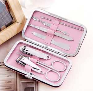 ชุดกรรไกรตัดเล็บ,ชุดทำเล็บสี Sky Blue จำนวน7ชิ้น - Product Image 1
