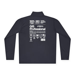 Felpa Unisex Professionale GIS con Zip a Quarto, Essenziale per l'Abbigliamento da Lavoro - Product Image 1