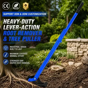 JH-Mech Foldable Sapling Puller for 1/4 to 2" Woody Stems Heavy Duty Manual <strong>Tree</strong> Puller for Weeds <strong>Stumps</strong> Root Remover Tool - Product Image 1