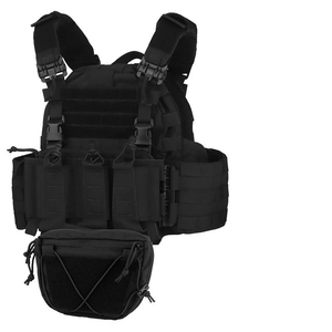 Vente en gros de gilet de chasse multifonctionnel d'entraînement en plein air gilet de transport de plaque personnalisé respirant imperméable en toile pour hommes - Product Image 2