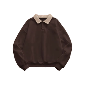 Nouveauté Sweat-shirt pour homme personnalisé Prix de gros 100% coton polaire et laine Hiver Respirant Sweat-shirts pour homme en vente - Product Image 6