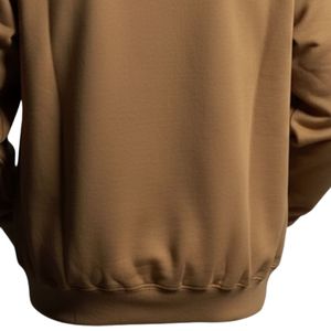 Sweat à capuche en molleton de coton lourd pour homme, motif graphique marron, poche kangourou, sweat à capuche décontracté, streetwear - Product Image 6