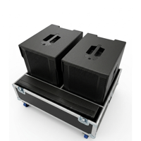 Système de sonorisation pour DJ, scène, ligne de sonorisation, colonne de sonorisation, haut-parleur 15 pouces, caisson de basses actif, système PA, colonne mini ligne de sonorisation EEVO X12