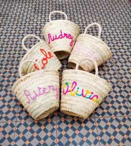 Panier tressé XXL tendance, panier naturel, sacs de courses ou de marché - Product Image 1