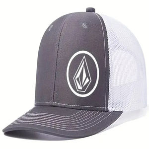 Gorra Trucker de Lona Personalizada con Diseño Personalizado, Color Naranja, Estilo Moderno, 5 Paneles, Frente de Sarga Lavada, Parte Trasera de Malla, Estilo Golf, Gorra de Papá, Sin Estructura - Product Image 4