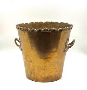 Cubo de hielo de latón martillado de inspiración vintage para decoración del hogar de lujo y presentación escalofriante de bebidas en la barra - Product Image 3