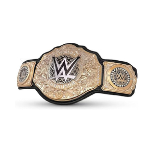 Campeonato ligero de tamaño personalizado para cinturón giratorio cuero de vaca 2MM placas de aleación de Zinc entrenamiento Lucha Libre artes marciales - Product Image 2