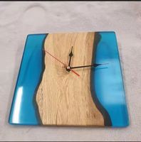 Jam dinding kayu hitam dan jam tangan Modern sederhana dan modis dekorasi rumah ukiran dan desain kerajinan kustom