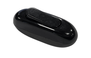 Interruttore a levetta a forma di pera con pulsante a bilanciere nero 4A 250V (F-Bright 1400241-N) - Product Image 1