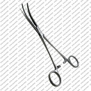 คีมหนีบ Rankin Crile Hemostat แบบตรง10นิ้วคีมโค้งแบบพรีเมี่ยมขายส่ง - Product Image 4