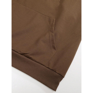 Ensemble survêtement jogging homme 2 pièces en molleton polaire 100% coton, coupe évasée, personnalisé OEM - Product Image 4