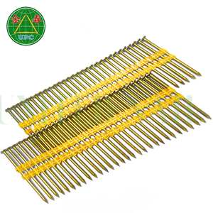 Clavos para enmarcar tiras de plástico de 3 "con vástago liso/tornillo y cabeza a cuadros para clavadora de tiras a un precio competitivo Hecho en Vietnam - Product Image 1